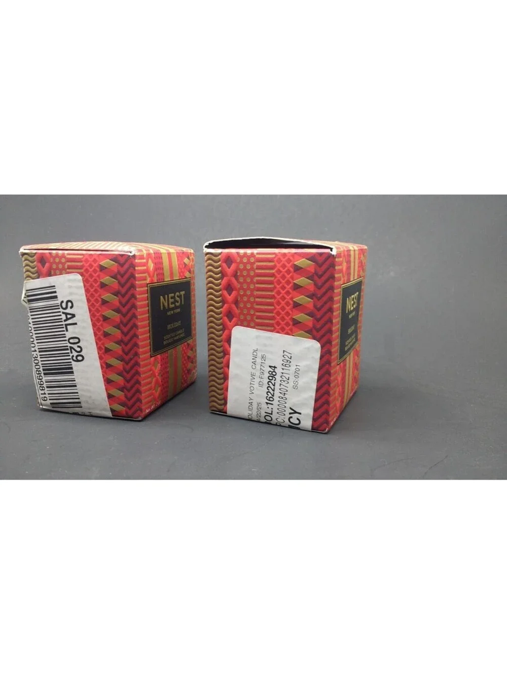 Lot of 2 Nest New York Holiday Scented Candle 2 oz   **READ**